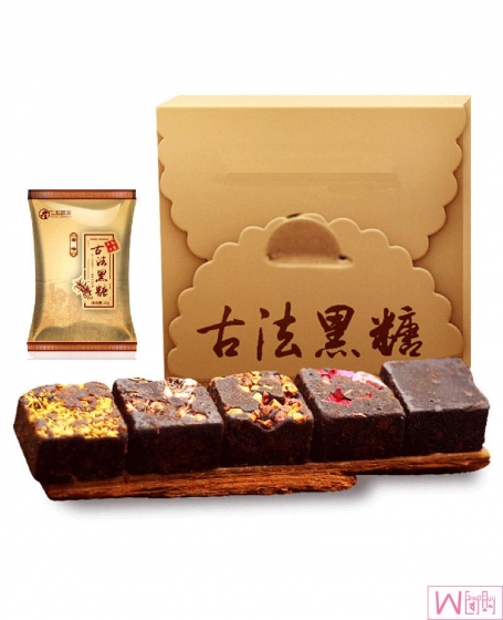 云南古法玫瑰花黑糖块400g