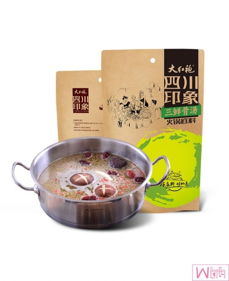 大红袍四川印象三鲜清汤火锅底料260克 x 2包