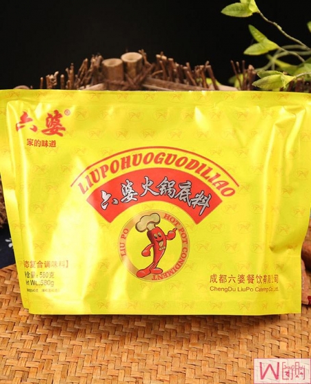 六婆牛油火锅底料580克x 2包