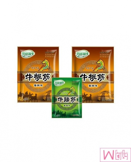 草原馨牛 内蒙古特产牛板筋 108g x 2包