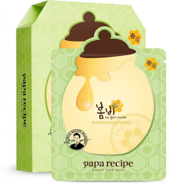 韩国papa Recipe 春雨牛油果面膜10片 W商品