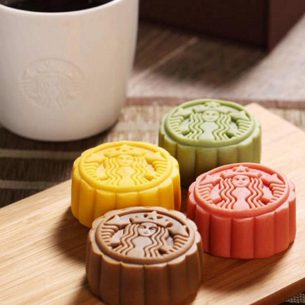 Starbucks星巴克星悦月饼礼盒80克 8颗starbucks Mooncake Gift Box 80g 8 Capsules W团购商品
