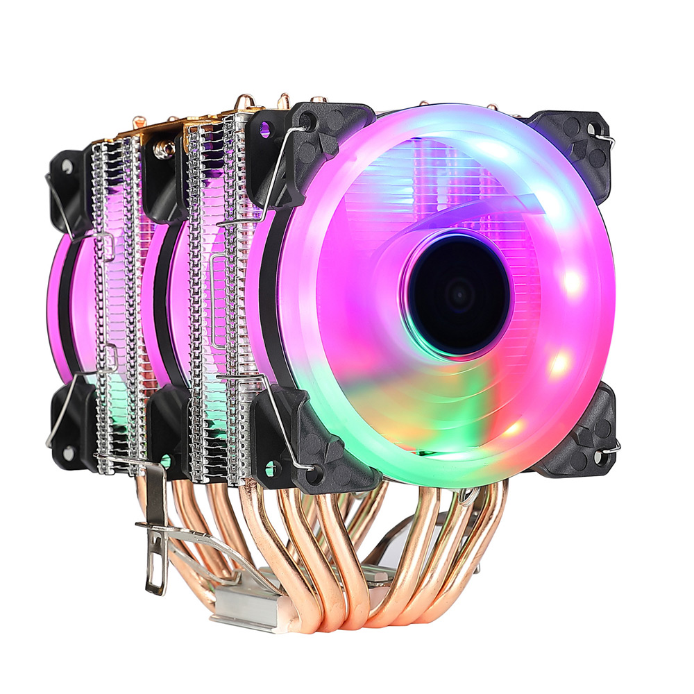 Desktop computer 6 copper tube cpu radiator cpu fan - 唯团网 - 美国超值线上团购