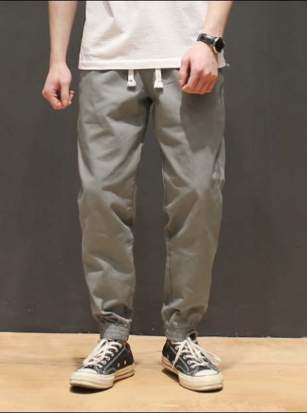 Maceda Japanese tide brand cargo casual pants, 小脚休闲裤修身束脚裤收脚裤子男长裤