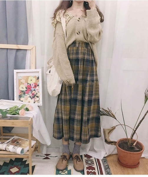 Fashion little girl style top and skirt two-pieces set, 超火女轻熟网红上衣两件套