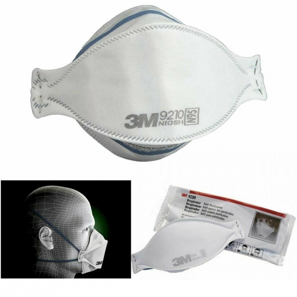 3M 9210/37021 N95 Particulate Respirator Mask 10 pcs, 3M NIOSH 认证 N95口罩独立包装，美国现货，全美包邮
