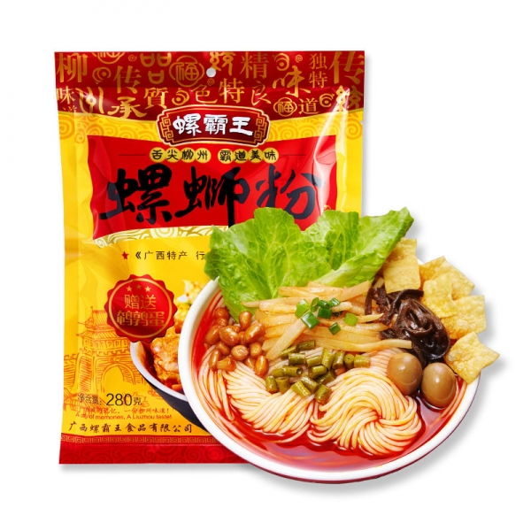 Luo Ba Wang Snail Rice Noodle 280g, 螺霸王螺蛳粉280g广西粉丝米线干米线方便面食品，包邮