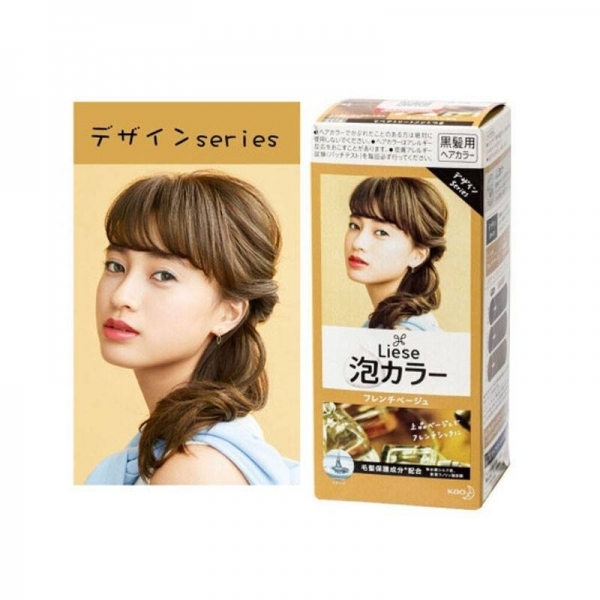 Kao Liese Plant Bubble Hair Cream-French Rice Brown (New Packaging), 日本KAO花王 LIESE PRETTIA 泡沫染发剂 #法国米棕色 108ml 改变发色 提升亮度 温和低刺激 滋养发丝
