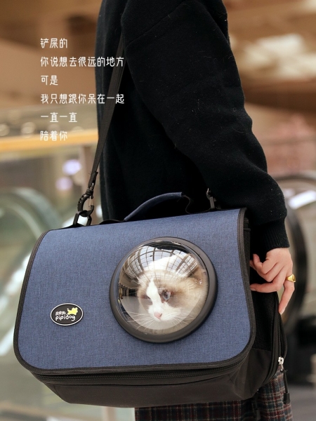 The cat bag goes out to carry the one-shoulder schoolbag and slant the backpack, 可挎可提 加宽加厚
缓解承重分散压力，使用更轻松