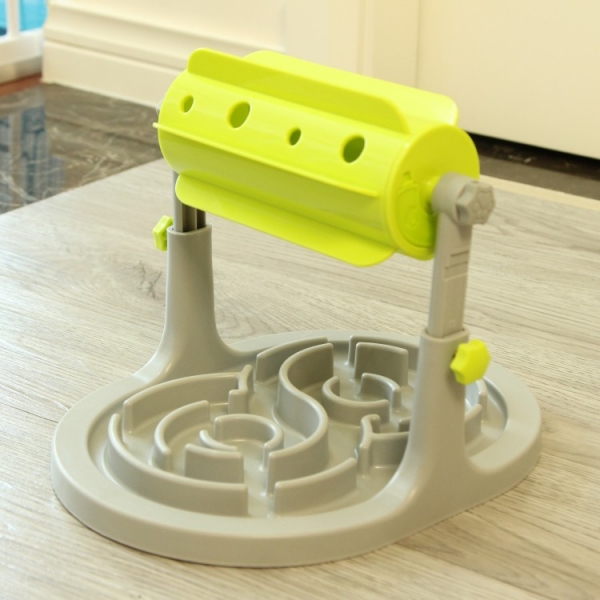 Pet bowl roller type slow food machine dog puzzle toys, 滚筒式设计 边吃边玩
宠物益智玩具