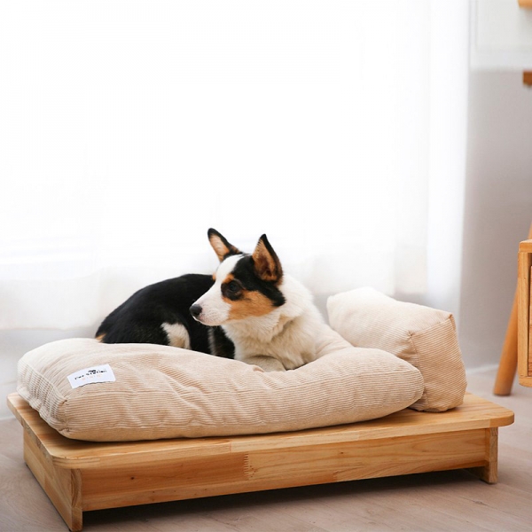 Doghouse wooden dog sofa pet sofa cat Luxury Dog chair pet furniture, 深度睡眠 爱不释手
精选板材 做工精湛
牢固耐用 便于清洁