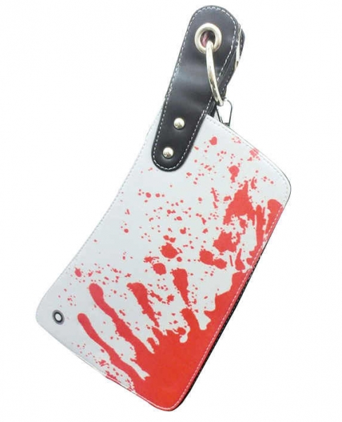 2D BLOOD KNIFE HANDBAG, 这是真正的包包！ 可以容纳很多东西！ 时尚必备！