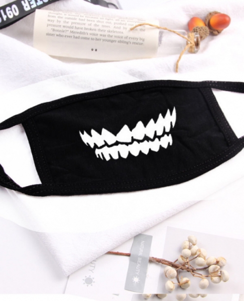 Tooth Printing Halloween Rave Mask For Ravers NO.3, 