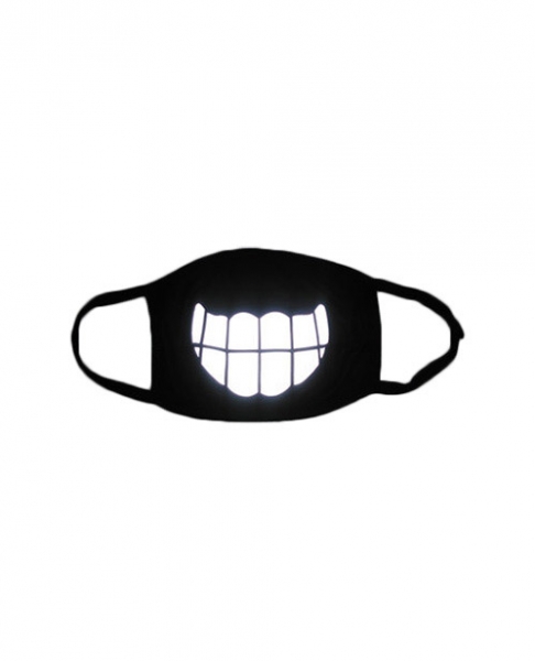 Special 3M Reflective Material Halloween Rave Mask For Ravers No.6, 