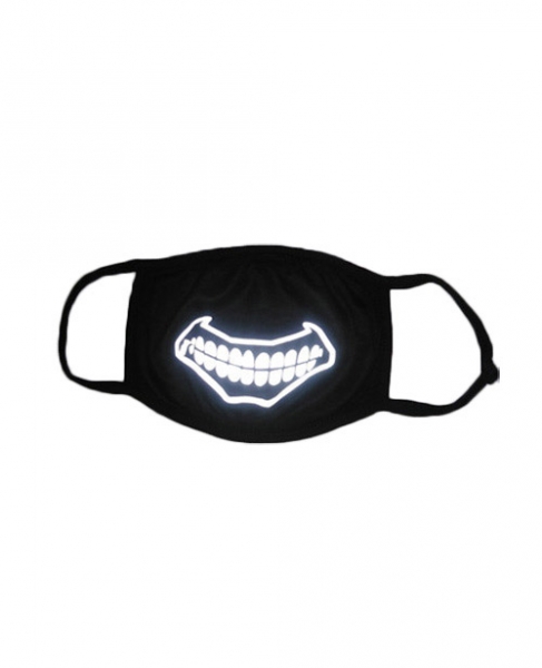 Special 3M Reflective Material Halloween Rave Mask For Ravers No.11, 