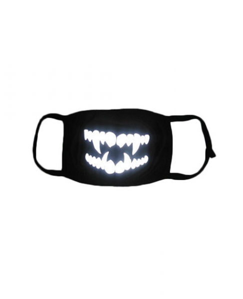 Special 3M Reflective Material Halloween Rave Mask For Ravers No.16, 