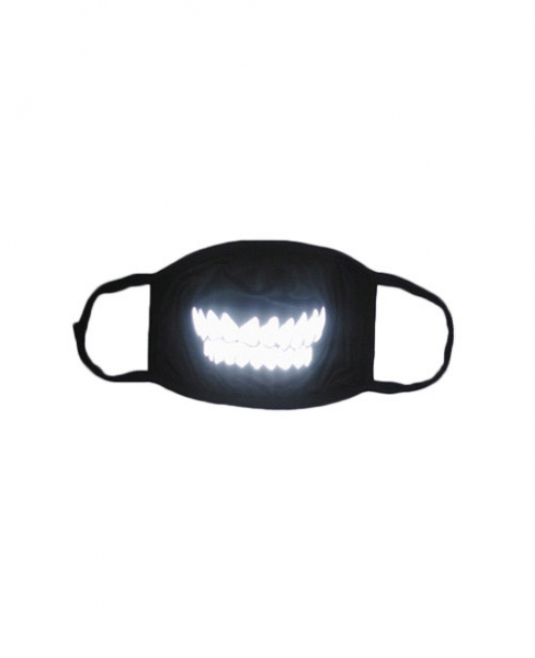 Special 3M Reflective Material Halloween Rave Mask For Ravers No.18, 