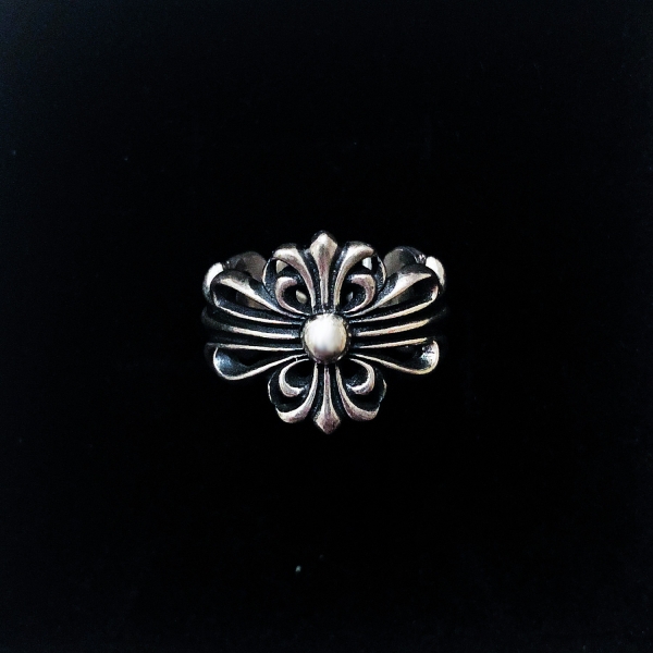 CHROME HEARTS SILVER ADJUSTABLE RING – THIN VERSION, 