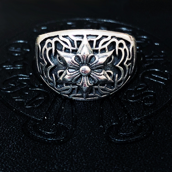 Authentic Chrome Heart Silver Ring, 