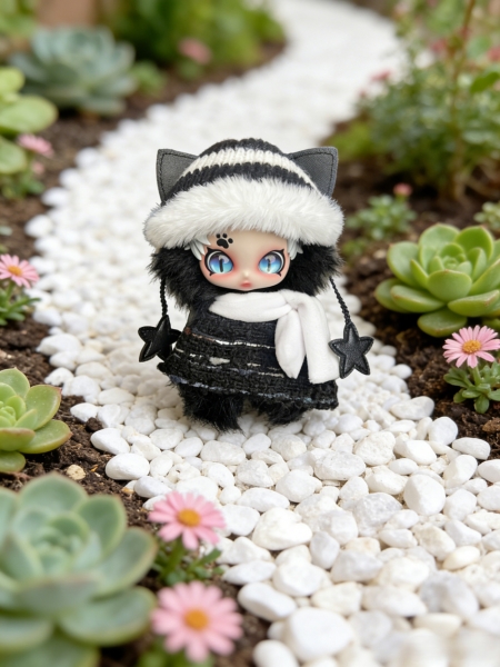 Street Youngster Blind Box - Limited Edition Street Style Plush Art Toy, 街头小子盲盒 - 限定版街头风毛绒艺术玩具 | 可爱乙烯基毛绒公仔，桌面装饰与送礼佳品