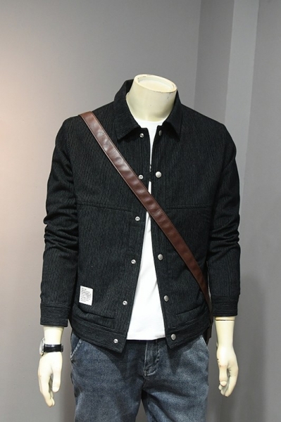 Trendy Long Sleeve Fitted Jacket, 材质成分: 聚酯纤维80% 棉20%