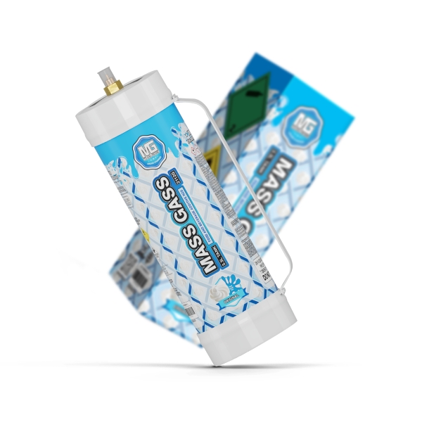 MassGass Whipped Nitrous Oxide Cream Chargers, MassGass 奶油气弹采用高纯度一氧化二氮（N₂O），打发细腻稳定，口感纯净无异味，压力强劲持久，适合家庭及专业厨房使用，带来始终如一的高品质打发效果。