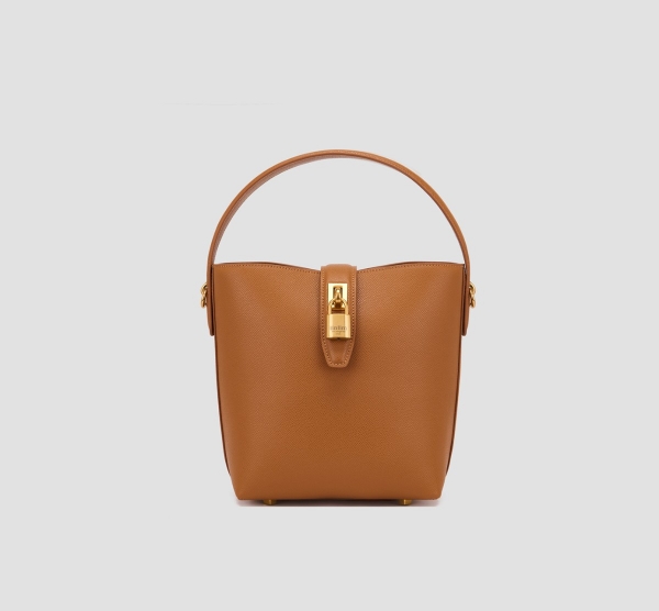 Mocha caramel URBANKEY BUCKET BAG, NORTHERN ELEGANCE COLLECTION - Comfortable for All-Day Wear

 Small Versatile Bucket Tote Bag for All Occasions