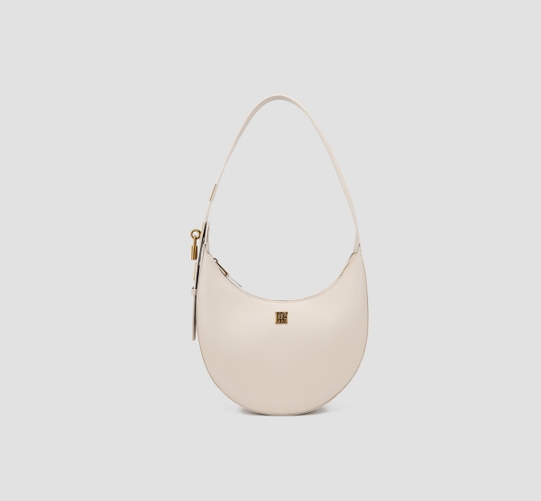 Opal white ARCLUXE SHOULDER PURSE, 