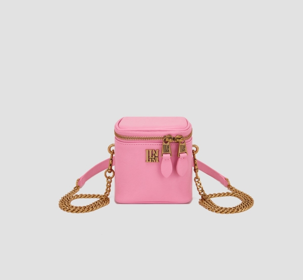Powder pink BUBBLE CHAINBOX, 