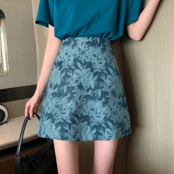 A-line skirt for women spring and summer 2021, 春夏新款 小清新ins超火
高腰显瘦短裙子潮