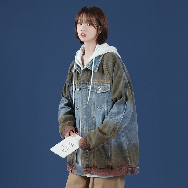 2021 new women's salt retro Hong Kong Style denim jacket, 以眼甄选 以手制造
在触及你身时 深至你心