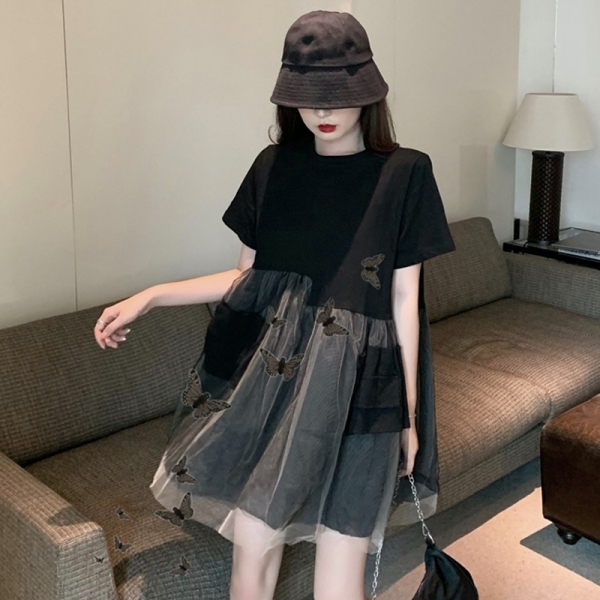 New high waist design super xiansen series splicing slim skirt, 旅游度假出游款
女神日常穿搭款