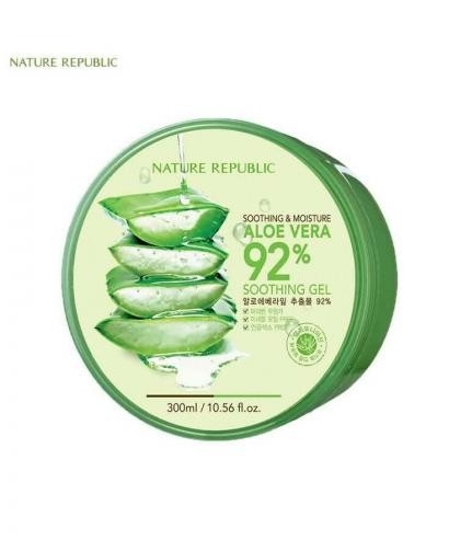 Nature Republic Soothing & Moisture Aloe Vera 92% Soothing Gel 300ml, 