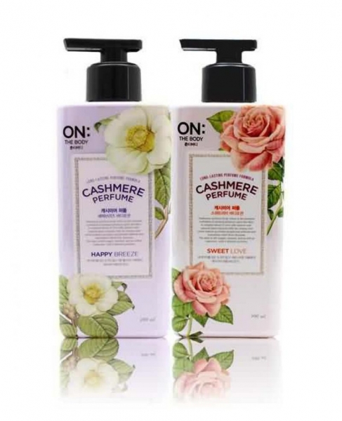 LG H&H On:the Body Cashmere Perfume Body Lotion 400ml, 