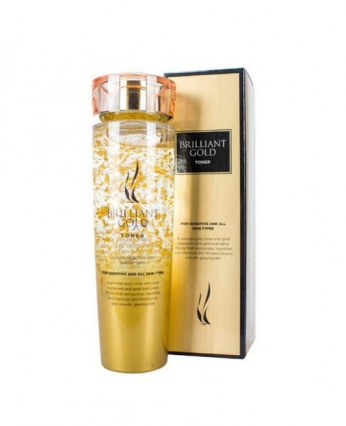 AHC Brilliant Gold Toner 140ml Whitening, Wrinkle Improvement, 