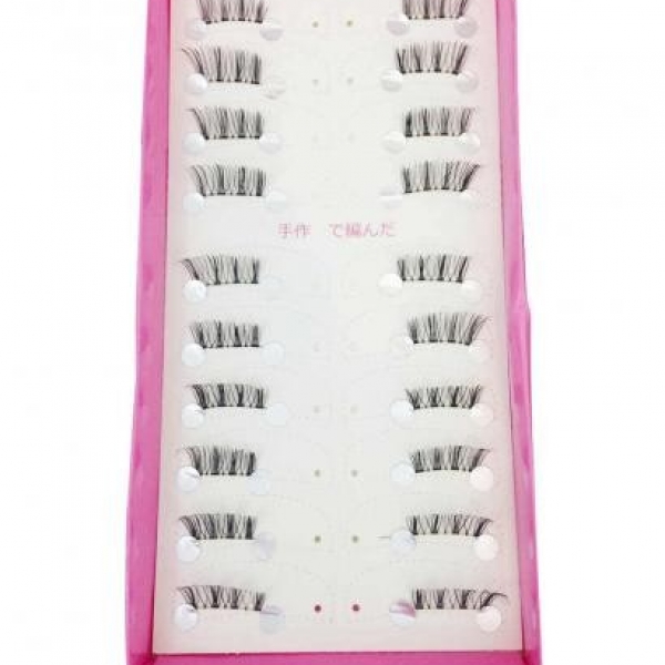 JAPANESE HANDMADE CROSS REALISTIC EYELASHES BOXED 10 PAIRS HS32, 