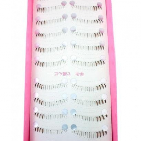 JAPANESE HANDMADE LOWER LASHES BOXED 10 PAIRS HX18, 