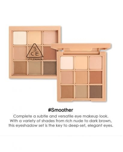 Korea Stylenanda 3CE Mood Recipe Multi Eye Color Palette #Smoother, 