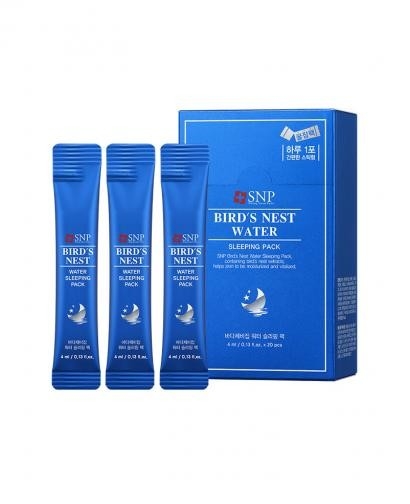 SNP Bird's Nest Water Sleeping Pack 4ml 20EA Stick Type Vitality No Washble, 