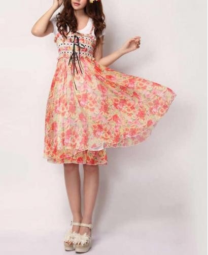 Fashion Women's Bohemian Floral Dress, 