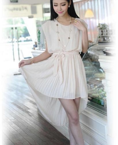 Luxury Fashion Irregular Sleeveless Lace Dresses, 