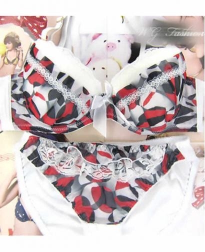 Japan and South Korea Lace Chiffon Bra Sets, 