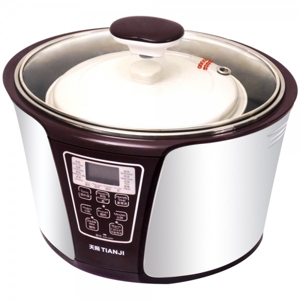 TIANJI the latest automatic water-proof electric cooker DGD33-32EG, 隔水柔炖，不焦不粘，呵护娇嫩食材，营养不流失